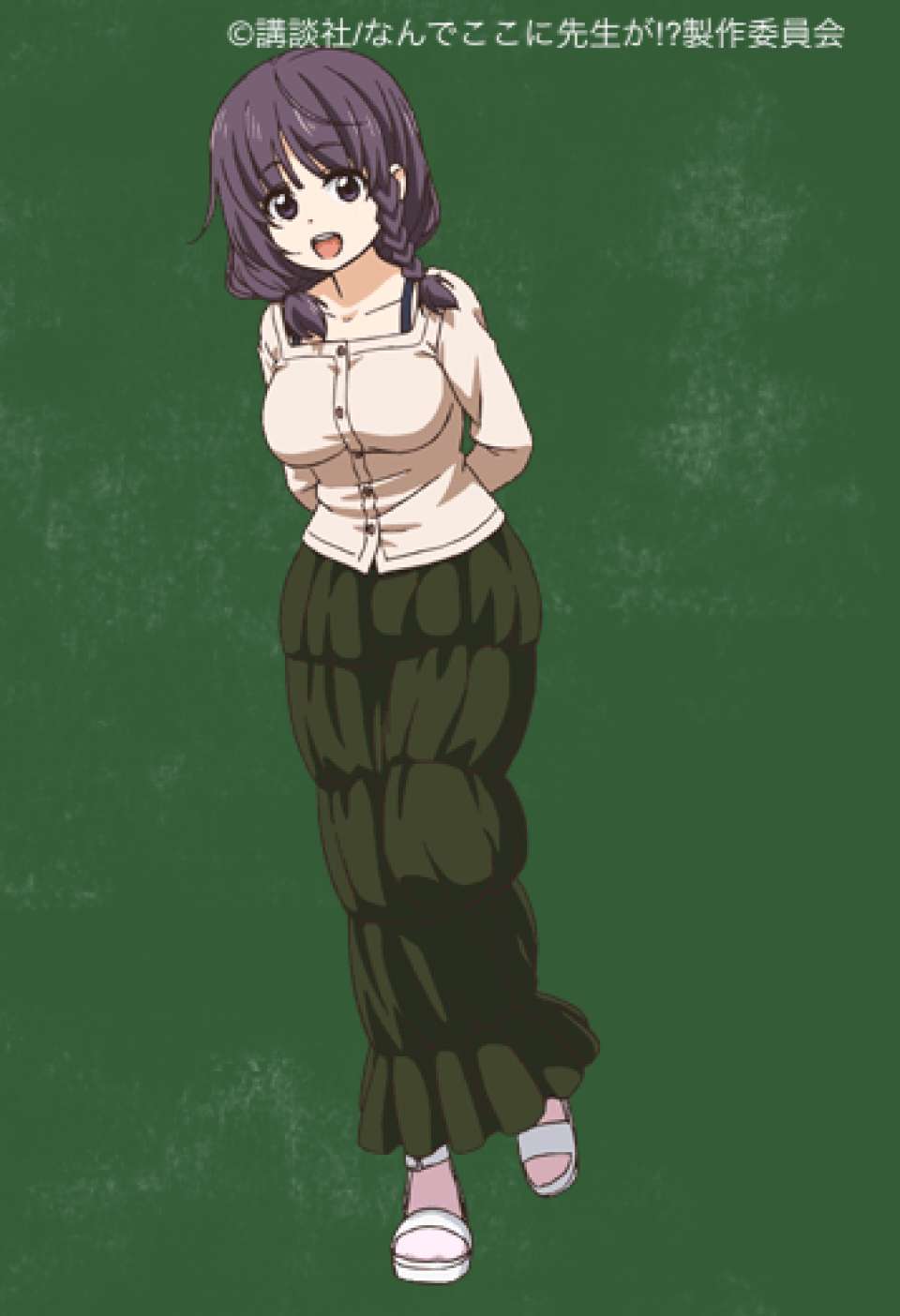「なんでここに先生が!?」松風真由(まつかぜ まゆ)のキャラ紹介画像