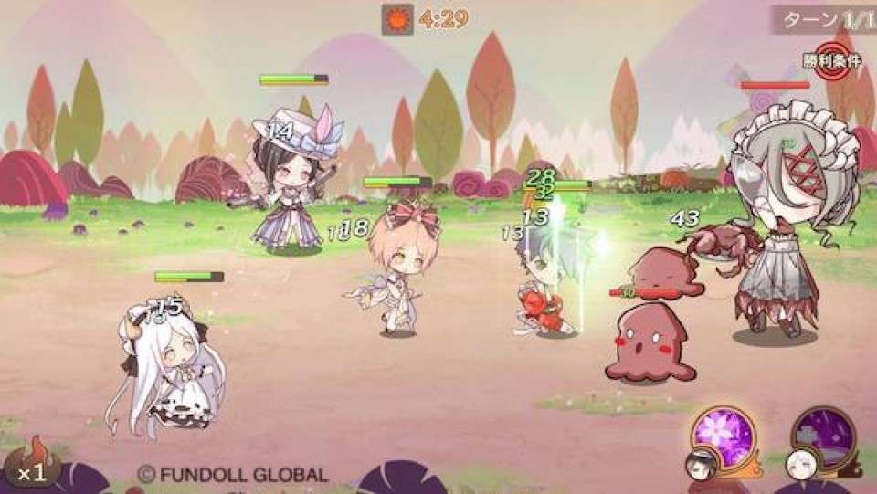 フードファンタジーは、食材・料理を擬人化したRPGゲーム画像