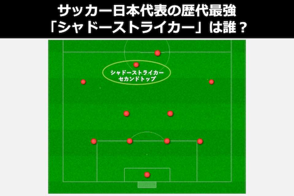 サッカー日本代表の歴代最強「シャドーストライカー (セカンドトップ)」は誰?ST人気投票ランキング!