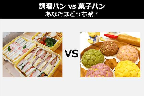 【調理パンvs菓子パン】あなたはどっち派?人気投票中!
