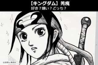 【キングダム 羌瘣（きょうかい）】飛信隊 副長の羌瘣は好き？嫌い？どっち？人気投票！