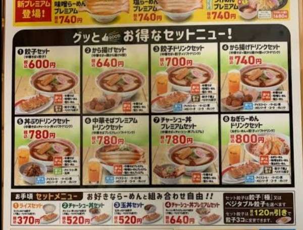 幸楽苑の人気メニュー