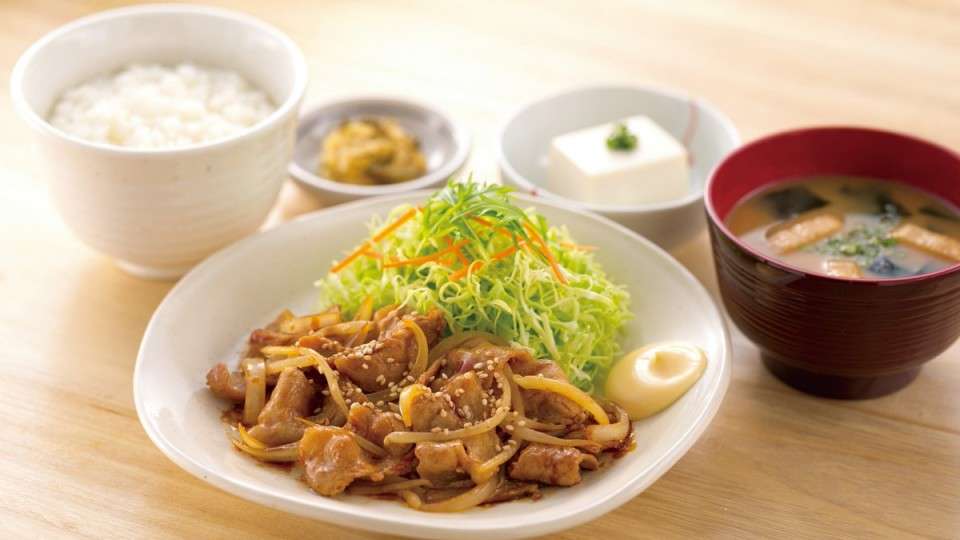 しょうが焼定食