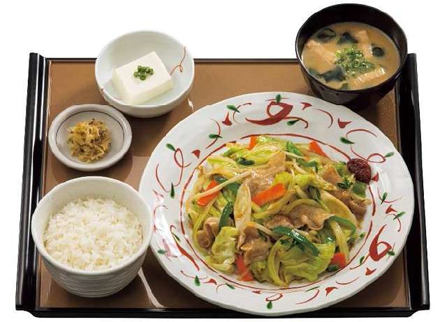 肉野菜炒め定食