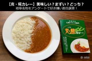 【克・糀カレー】美味しい？まずい？どっち？岐阜名物をアンケートで好き嫌い割合調査！