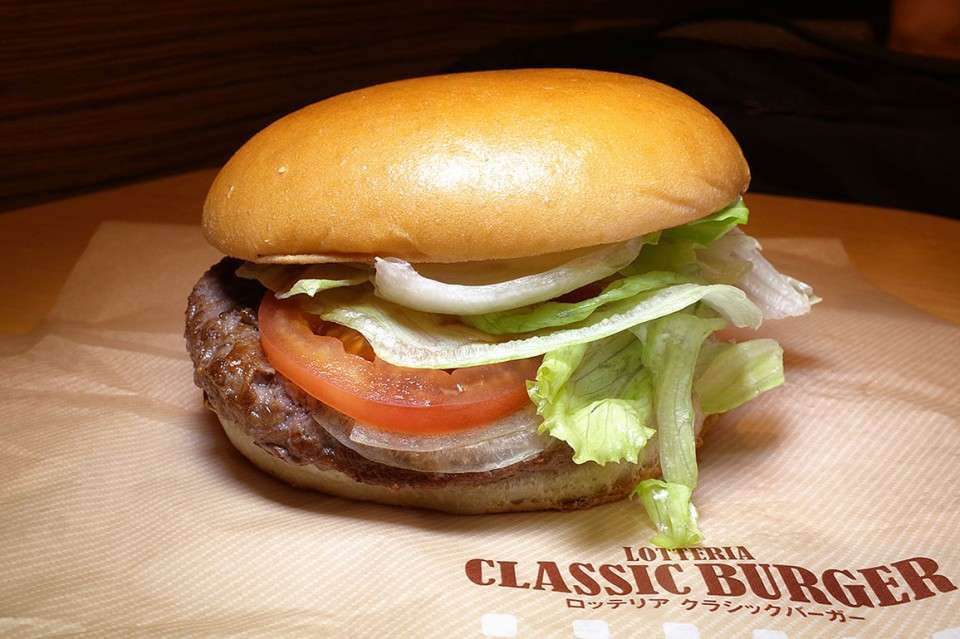 ロッテリアクラシックバーガー
