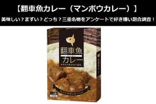 【翻車魚カレー（マンボウカレー）】美味しい？まずい？どっち？三重名物をアンケートで好き嫌い割合調査！