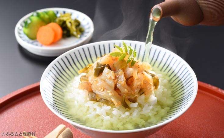 とらふぐの塩辛の味付けは、ごま油と唐辛子！