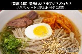 【別府冷麺】美味しい？まずい？どっち？人気アンケートで好き嫌いの割合調査！