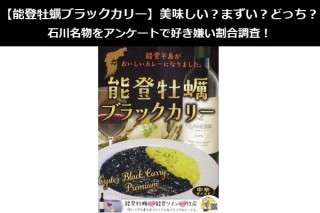 【能登牡蠣ブラックカリー】美味しい？まずい？どっち？