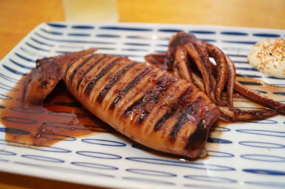 一般的なイカ焼き