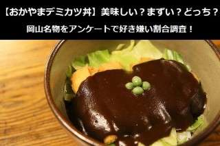 【おかやまデミカツ丼】美味しい？まずい？どっち？岡山名物をアンケートで好き嫌い割合調査！