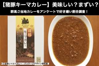 【猪豚キーマカレー】美味しい？まずい？どっち？群馬ご当地カレーをアンケートで好き嫌い割合調査！