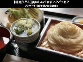 【稲庭うどん】美味しい？まずい？どっち？アンケートで好き嫌い割合調査！