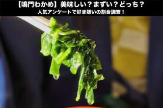【鳴門わかめ】美味しい？まずい？どっち？人気アンケートで好き嫌いの割合調査！