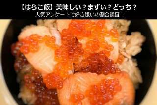 【はらこ飯】美味しい？まずい？どっち？人気アンケートで好き嫌いの割合調査！