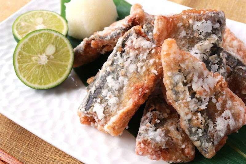 秋刀魚の竜田揚げ
