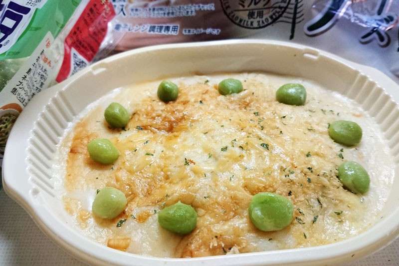 冷凍ドリアで独特の温みを回避！