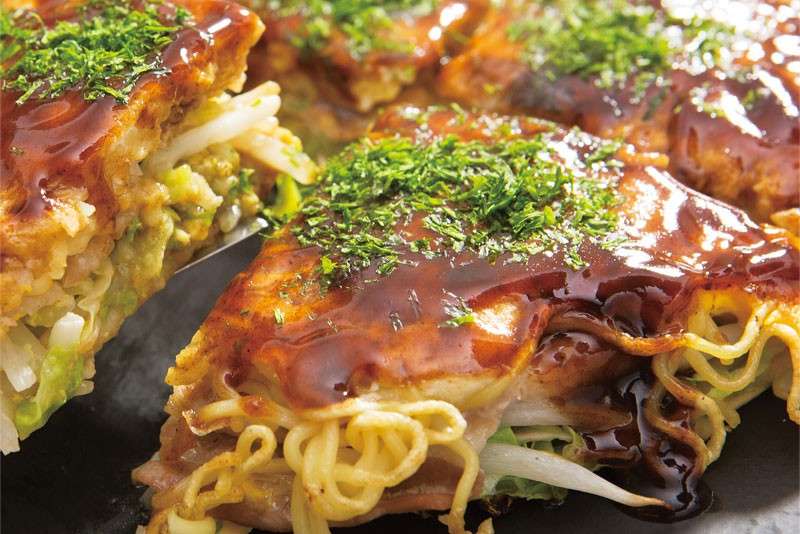 広島風お好み焼きを試す！