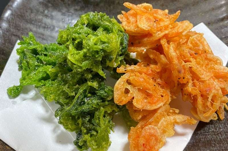 やはり桜エビのかき揚げ!