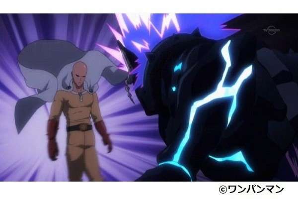 サイタマVSボロスの戦闘シーン