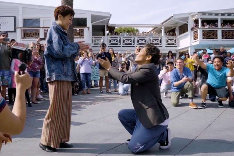##【フラッシュモブでプロポーズする恋人】あり派
