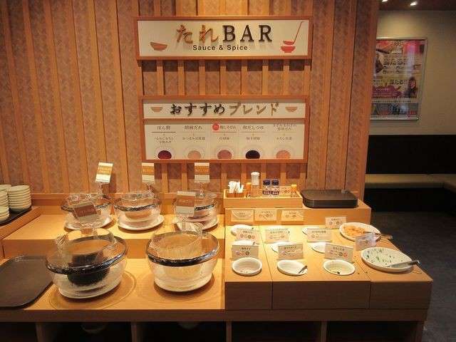  自分好みのタレで楽しめる