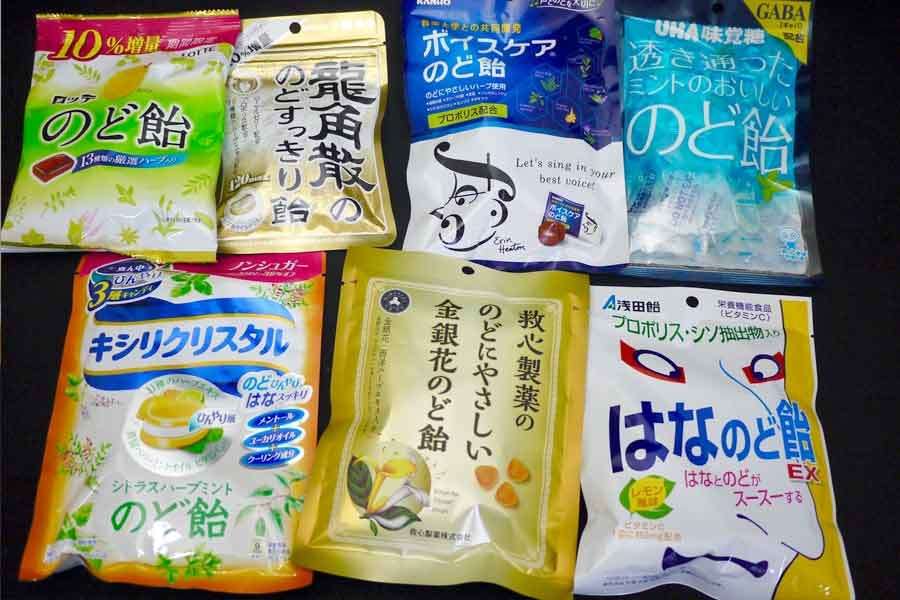 【トローチ vs のど飴】のど飴の特徴
