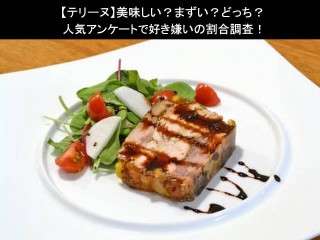【テリーヌ】美味しい？まずい？どっち？人気アンケートで好き嫌いの割合調査！