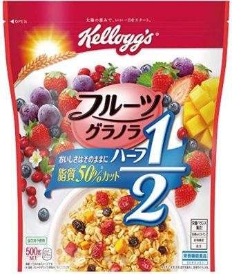 【グラノーラランキング】ケロッグフルーツグラノラハーフ