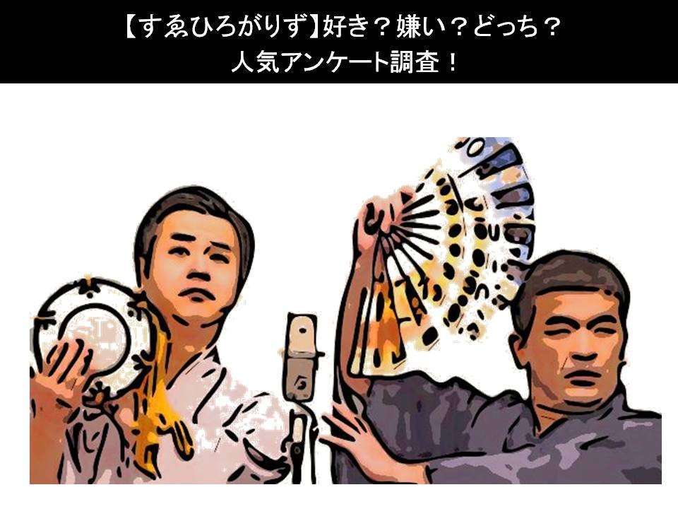 【すゑひろがりず】好き？嫌い？どっち？人気アンケート調査！