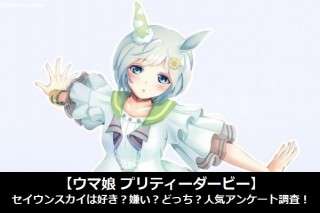 【ウマ娘 プリティーダービー】セイウンスカイは好き？嫌い？どっち？人気アンケート調査！