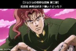 【ジョジョの奇妙な冒険 第三部】花京院 典明は好き？嫌い？どっち？人気アンケート調査！