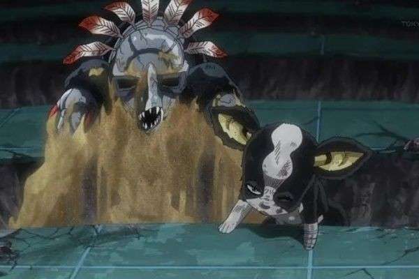 命がけでポルナレフを救うイギー