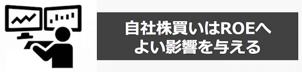 ROEが高くなる