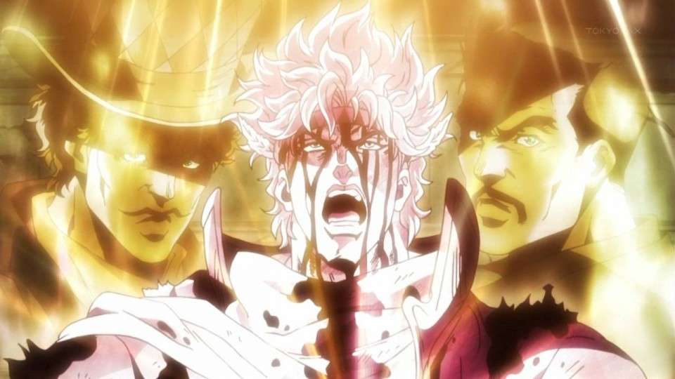俺が最後に見せるのは、代々受け継いだ未来に託すツェペリ魂だ！人間の魂だッ！！