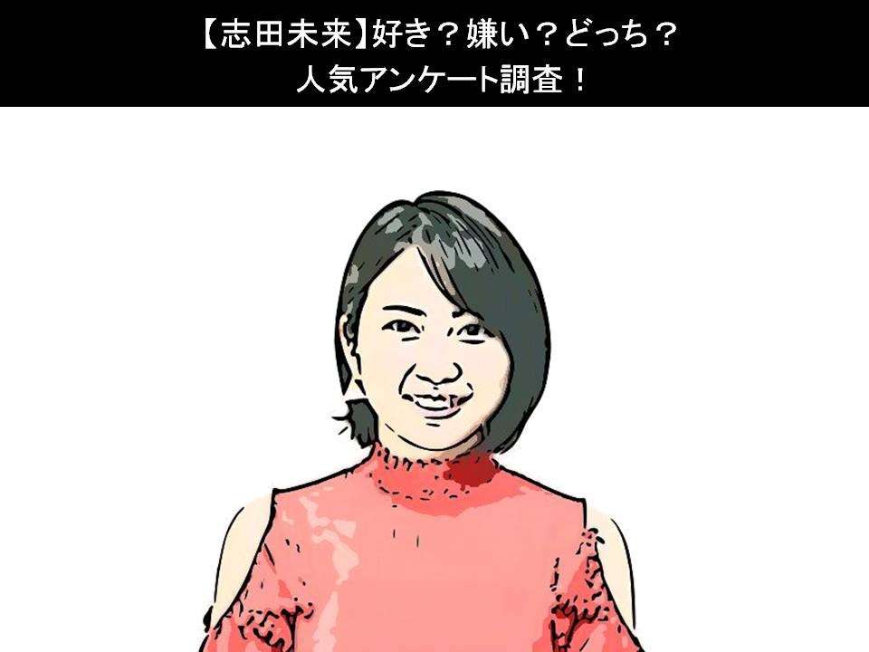 【志田未来】好き?嫌い?どっち?人気アンケート調査!