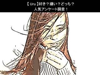 【Uru】好き？嫌い？どっち？人気アンケート調査！