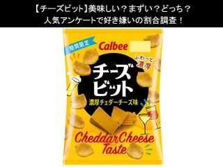 【チーズビット】美味しい？まずい？どっち？人気アンケートで好き嫌いの割合調査！
