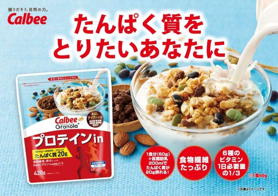 【グラノーラプラスプロテインin】の特徴・魅力