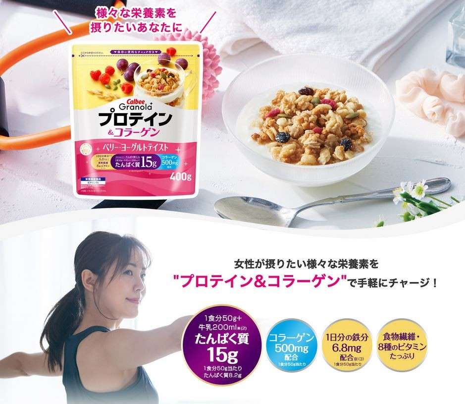 【グラノーラプラス鉄分&8種のビタミン】の評判