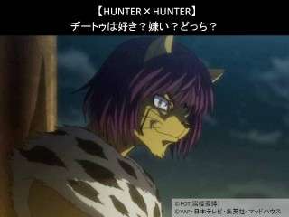 【HUNTER×HUNTER】ヂートゥは好き？嫌い？どっち？人気アンケート調査！