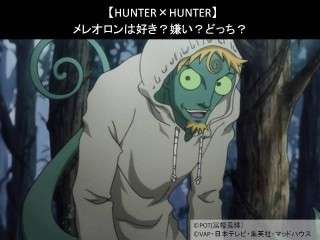 【HUNTER×HUNTER】メレオロンは好き？嫌い？どっち？人気アンケート調査！