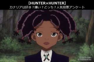 【HUNTER×HUNTER】カナリアは好き？嫌い？どっち？人気アンケート調査！