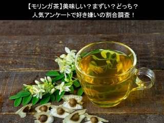 【モリンガ茶】美味しい？まずい？どっち？人気アンケートで好き嫌いの割合調査！