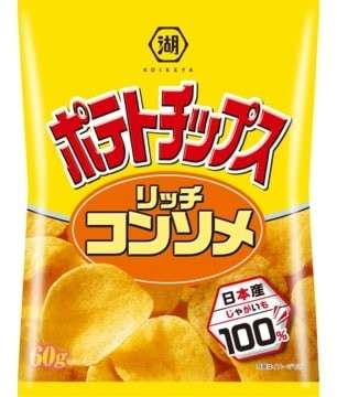  湖池屋ポテトチップス　リッチコンソメ
