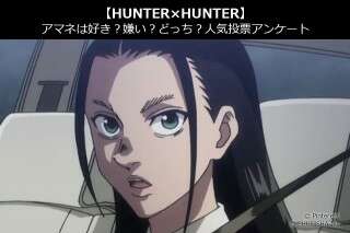 【HUNTER×HUNTER】アマネは好き？嫌い？どっち？人気アンケート調査！