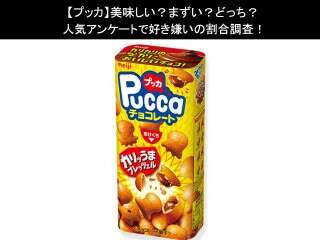 【プッカ】美味しい？まずい？どっち？人気アンケートで好き嫌いの割合調査！