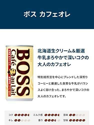  【ボス（カフェオレ）】の特徴・魅力
