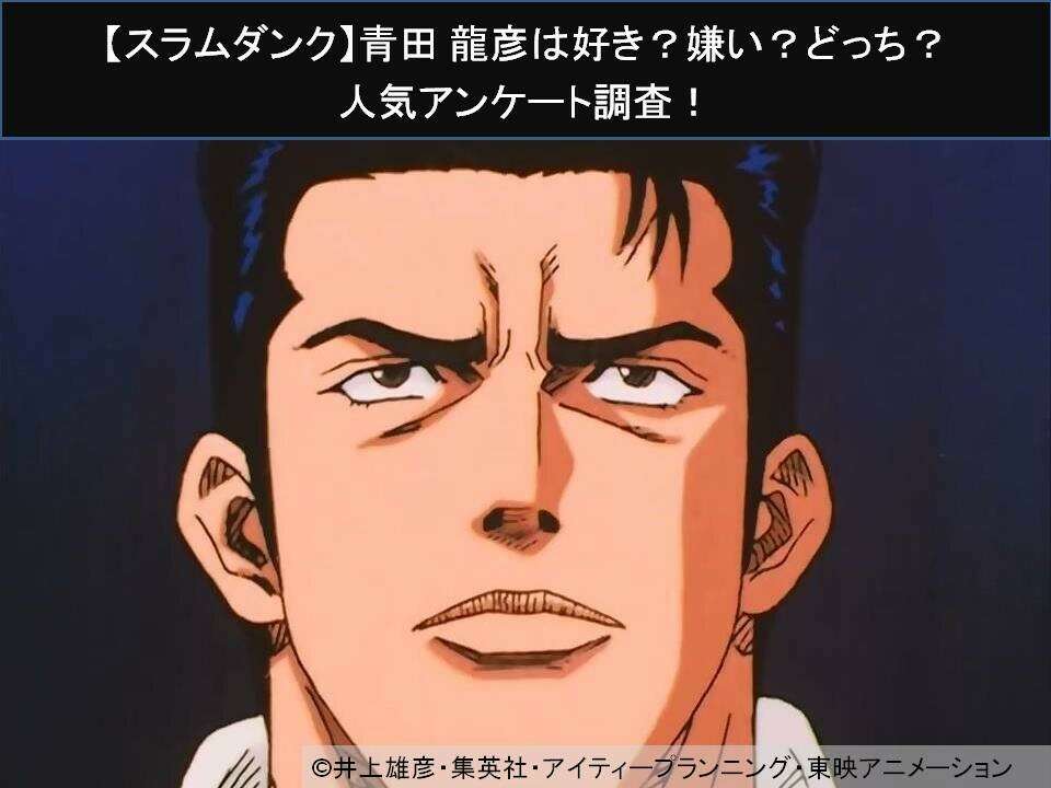 【スラムダンク】青田 龍彦は好き?嫌い?どっち?人気アンケート調査!